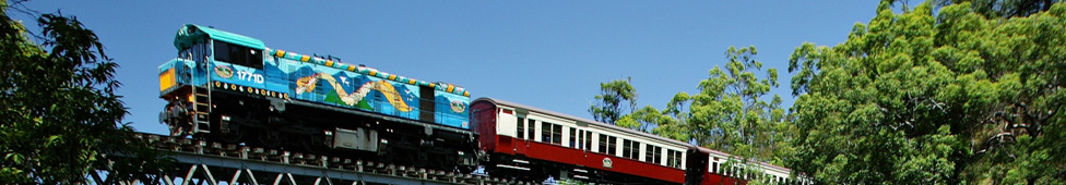 Kuranda, Coach & Scenic Rail